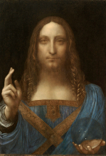 Salvator Mundi 70x50cm - Leonardo da Vinci
