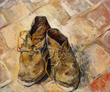 Topánky (1888) 30x35cm - Vincent  Van Gogh 