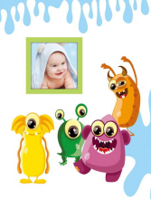 Fotoalbum 10x15 pre 300 fotografií Spookies modrý