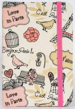 Zápisník Paris A6 pink