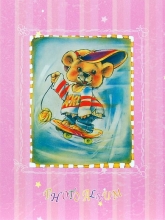 Mini album pre 100 fotiek 10x15 happy Teddy ružový
