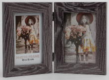 Fotorámček Narvik 2x 10x15 hnedý