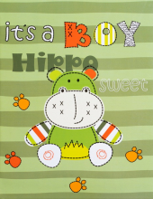 Album detské 10x15 pre 304 fotiek  Cute hippo