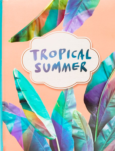 Fotoalbum 10x15 pro 200 fotografií Tropical summer béžové