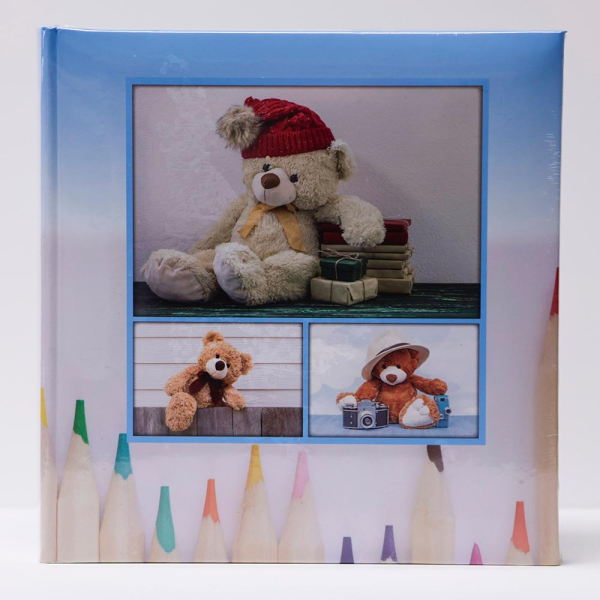 Album pro 200 fotek 10x15 Teddy modré