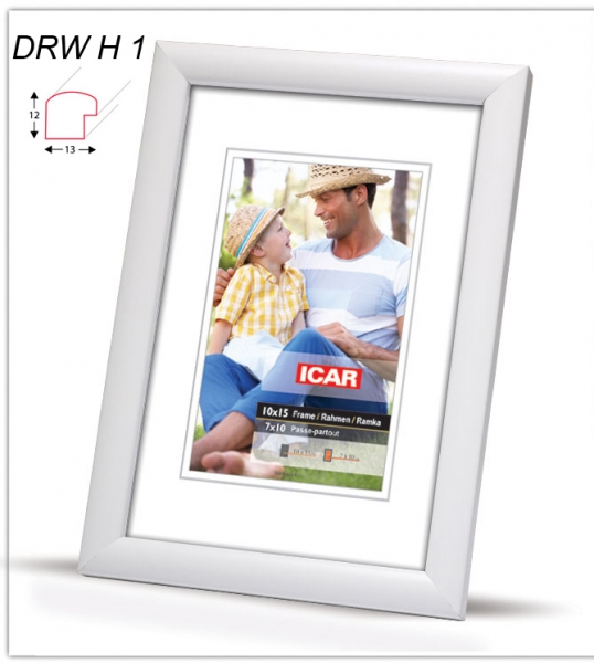 Fotorámeček 10x15 DRW H1 bílý