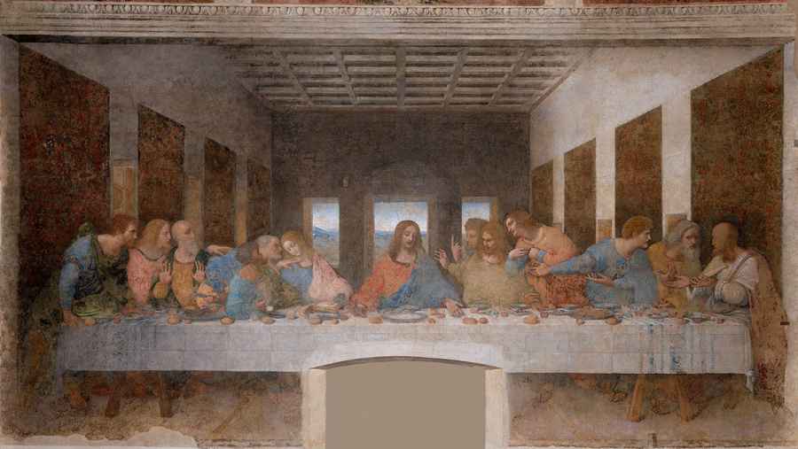 Poslední večeře 35x60cm - Leonardo da Vinci