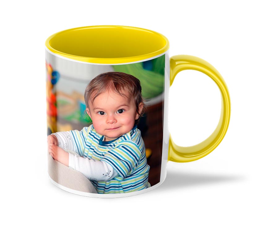 Hrnek LUX barva žlutá 250 ml