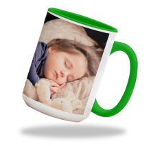 MAXI hrnek 400ml uvnitř zelený