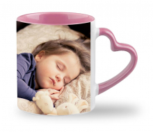 Hrnek srdíčko PINK 300ml