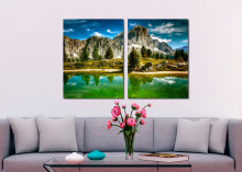 2-dielny fotoobrat 40x60 cm