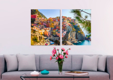 2-dielny fotoobrat 50x80 cm